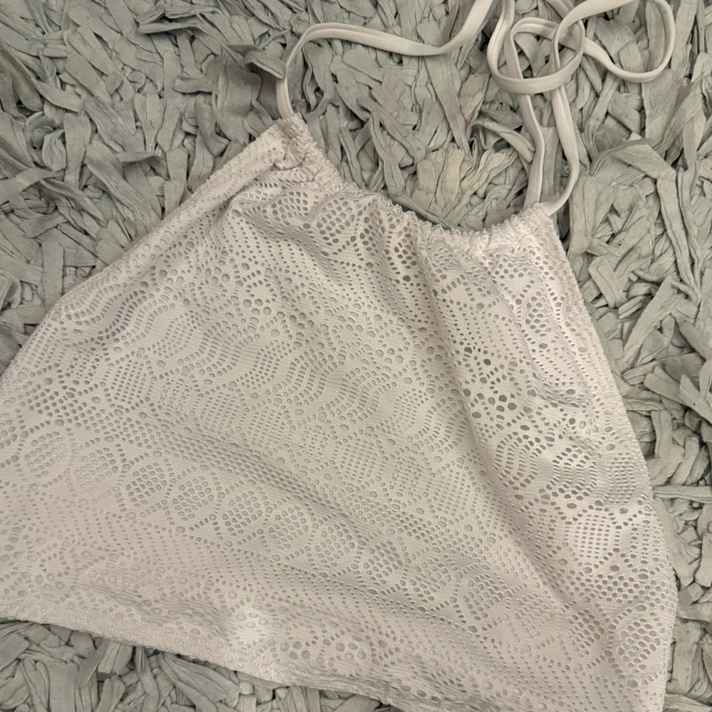 White Lace Bikini Set - Picture 3 of 5